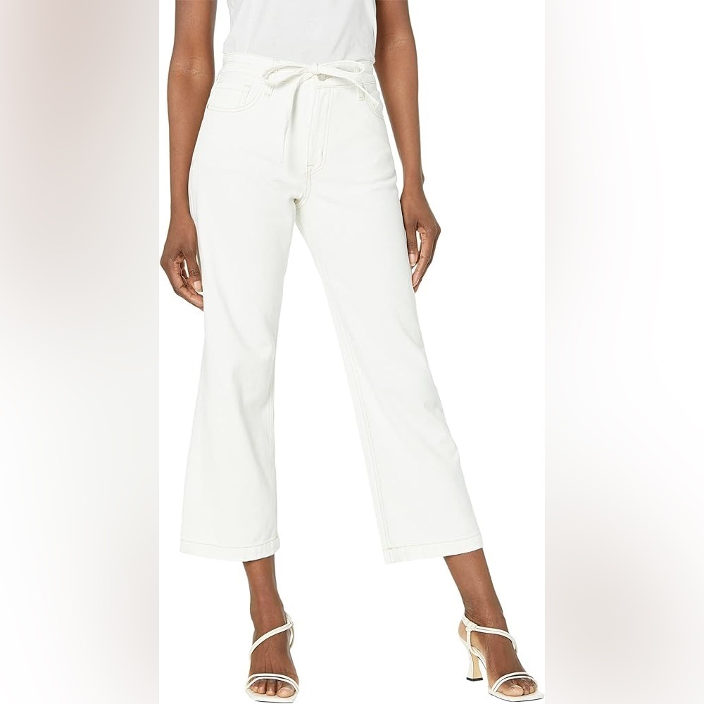 Sanctuary Micro Belt Crop pants in Powdered Sugar color - NWT - size 14 (32)